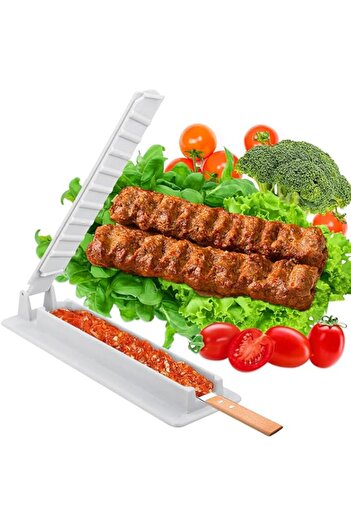 Generic 1pcs kebab Maker Press, Kabob Maker Barbecue Skewers, Manual Kebab Press Kabob Mould Form Your Koft