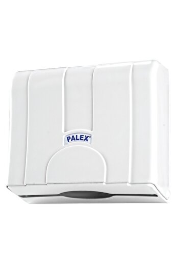 Palex 3-Piece Hygiene Set - White (Liquid Soap Dispenser + Toilet Paper Dispenser + Z-Fold Towel Dispenser)