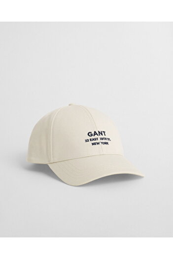Gant Unisex Cream Logo Hat