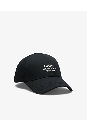 Gant Unisex Black Logo Hat