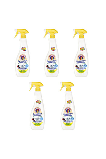 Chanteclair Pack 5x Lemon scented universal degreaser (vapo) 600ml