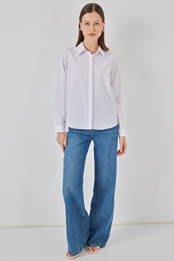 Hiccup Bdart Relaxed Fit Poplin Button down Shirt