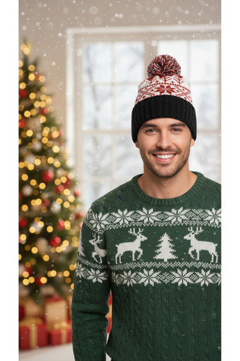 LAGRANZE New Year Themed Unisex Beanie 2639