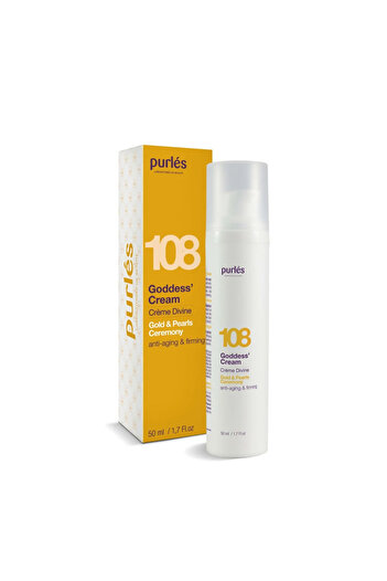 PURLES 108 GODDESS CREAM - moisturizing cream with pearls and gold, 50 ml