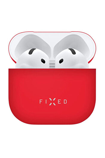 FIXED AirPods 4 Case Silky, red, FIXSIL-1473-RD
