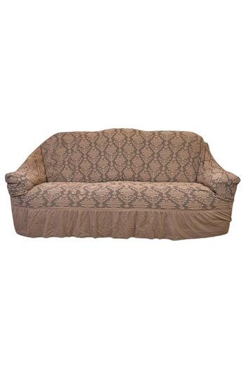 Generic HOME DWELL 260 GSM Jacquard Sofa Cover - 3+1+1 Set | Fits 3-Seater (140–180 cm) & 1-Seater (180–230