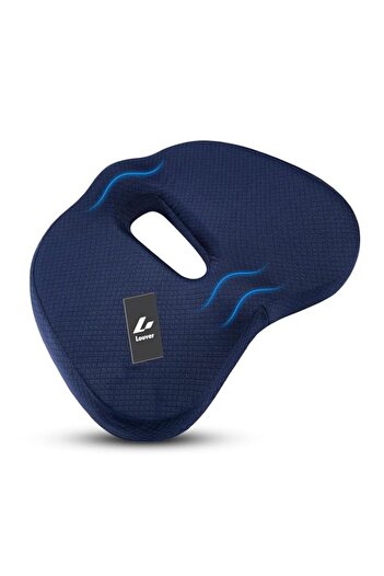 Generic Louver Seat Cushion Memory Foam with Mesh Cover | Comport and Support Design | Non-slip Portable |