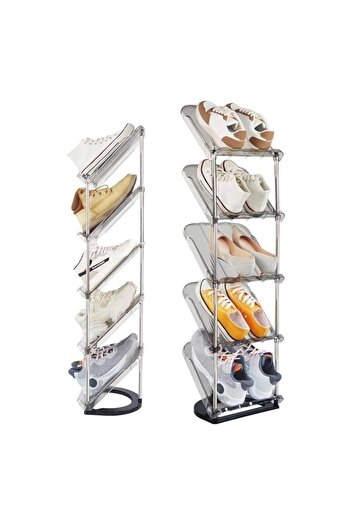 Generic TAME Shoe Rack 6 Tier Vertical Shoe Storage Organizer Holder Space Saving Free Standing Luxurious N