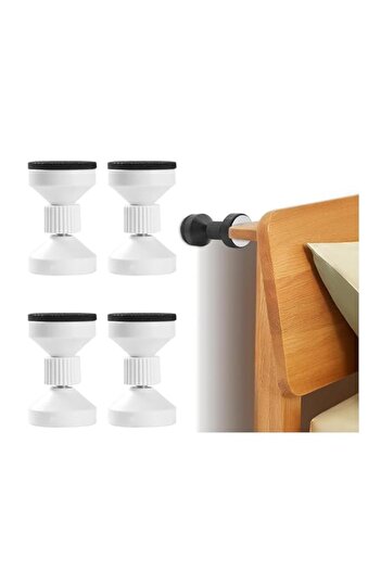 Generic WEKOTEE Headboard Stoppers for Wall, Adjustable Threaded Bed Frame Anti-Shake Tool, Bedside Anti Sh