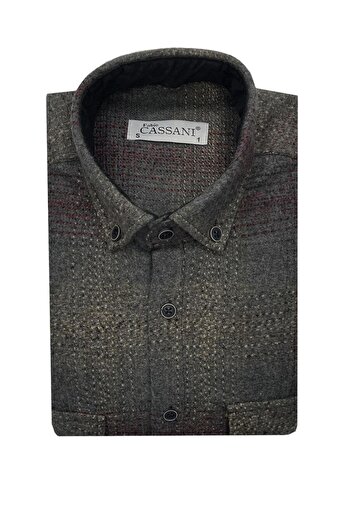 FABİO CASSANİ Men's Winter Genuine Lumberjack Shirt - 7402