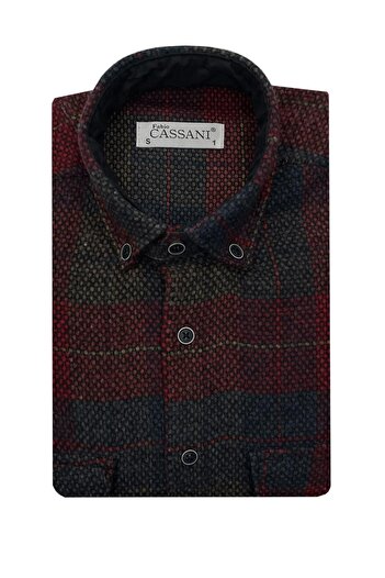FABİO CASSANİ Men's Winter Genuine Lumberjack Shirt - 7400