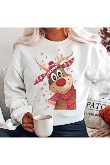 OEM White 100% Cotton Sweatshirt Ren