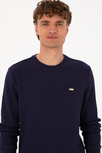 U.S. Polo Assn. Men's Plum Sweatshirt 50316304-Vr074