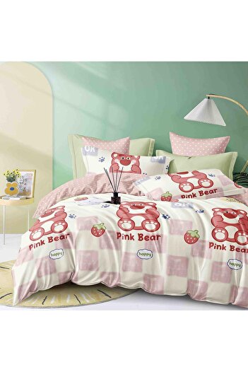 JOJO HOME Double Bed Linen, Finet Fabric, 6 Pieces