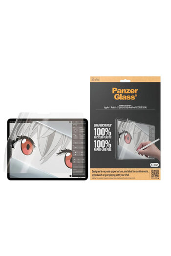 Panzer Protector de ecran PanzerGlass® Ultra-Wide Fit GraphicPaper® pentru iPad Air 13 (2025), transparent