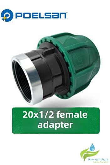 POELSAN Cable Female Adapter Pipe Insert Device 20X1/2