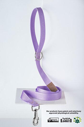 pasiole Adjustable Sturdy Dog Collar - Lilla, Dog Walking Hanger Strap