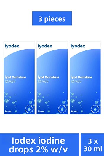 SML Iodex 2% Iodine Drops 3 Pieces
