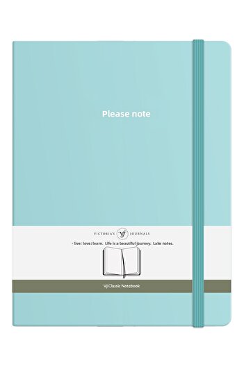 Victoria's Journals Nota Bene Classic Hard Cover Notebook, 19x25 cm, Striped