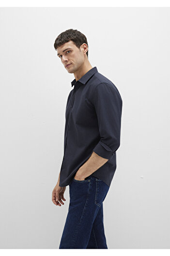 Mavi Lacivert Gömlek Slim Fit / Dar Kesim 0211673-70489