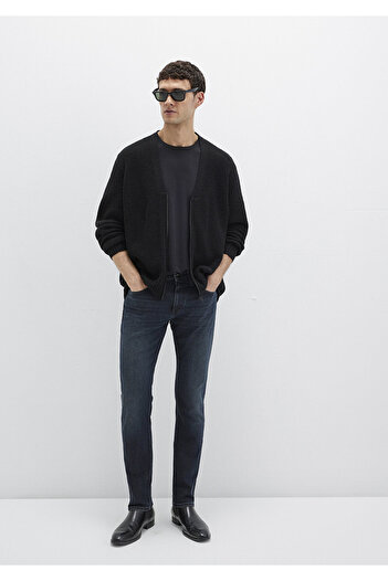 Mavi Jake Lux Black Puslu Vintage Koyu Mavi Jean Pantolon 0042287868