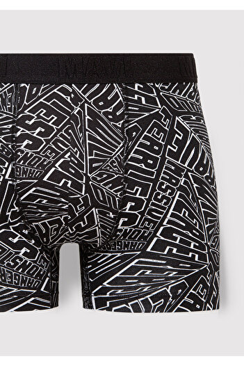 Mavi Black Printed Boxers - 0911634 -900