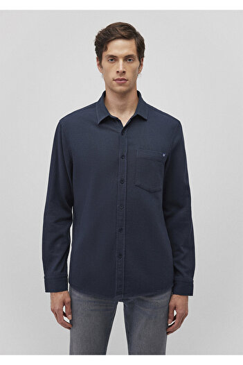 Mavi Lacivert Gömlek Slim Fit / Dar Kesim 0211237-81583