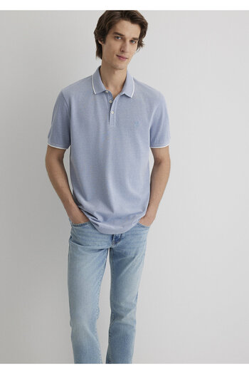 Mavi Stripe Detailed Polo T-Shirt Slim Fit / Slim Fit 065900-30715
