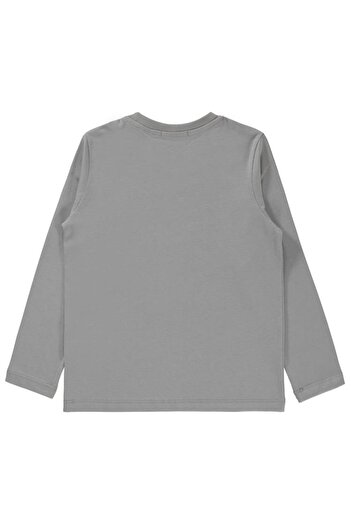 Batman Erkek Çocuk Sweatshirt 6-9 Yaş Gri
