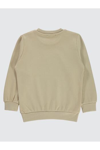 Civil Boys Good Vıbes Baskılı 2-5 Yaş Sweatshirt - Bej 2-3 Yaş