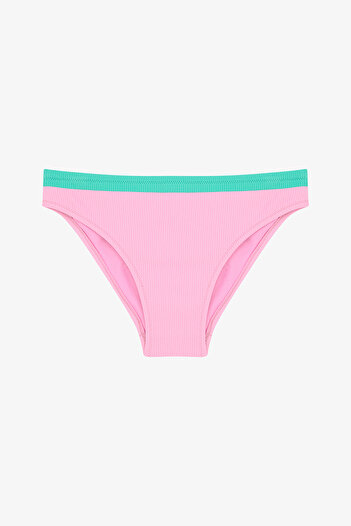 Penti Açık Pembe Genç Kız Halter Halter Yaka Bikini Takımı