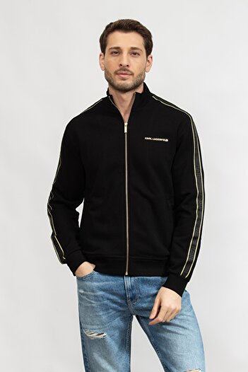 Karl Lagerfeld Erkek Fermuarlı Sweatshirt
