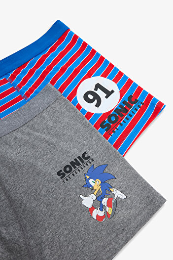 Penti Erkek Pamuklu Lic-Sonic 2li Çok Renkli Boxer Külot