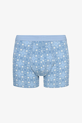 Penti Erkek Pamuklu Blue Design Çok Renkli 3lü Boxer
