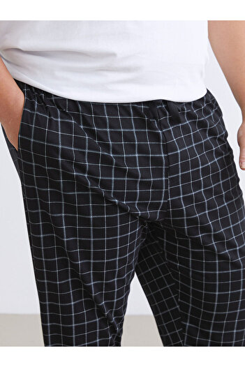 LC Waikiki Peak Yeni Sezon Standart Kalıp Ekose Erkek Pijama Alt