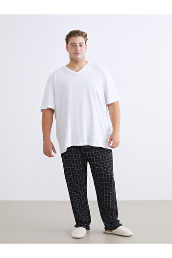 LC Waikiki Peak Yeni Sezon Standart Kalıp Ekose Erkek Pijama Alt