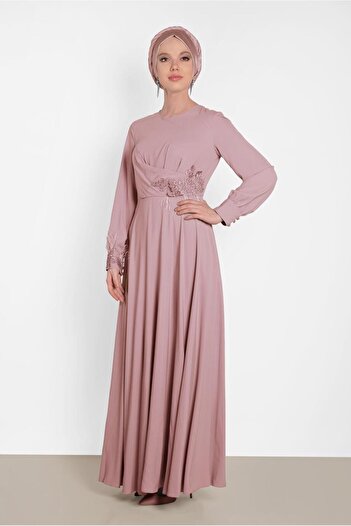 Alvina Güpür Detailed Dress 4433