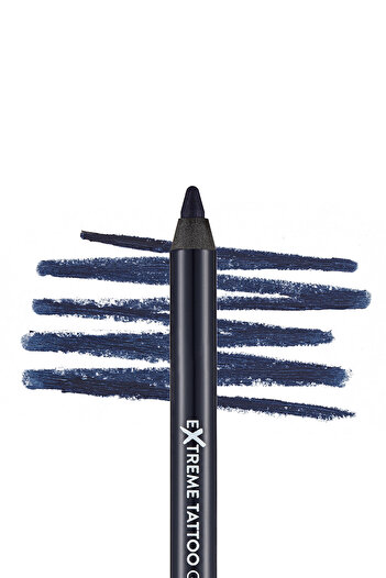 Flormar Mat Kalıcı Göz Kalemi (MAVİ) - Extreme Tattoo Gel Pencil - 004 Intense Blue - 8682536028868