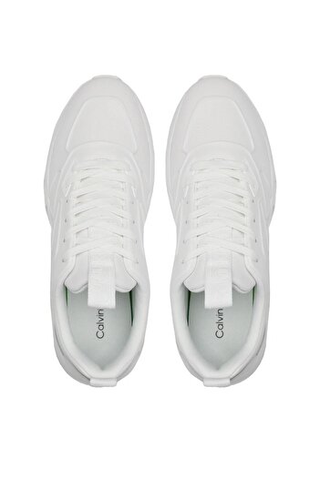 Calvin Klein Erkek Bağcıklı Marka Logolu Spor Stil Beyaz Sneaker Hm0hm00995-0k4