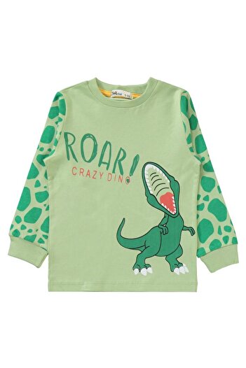 Civil Boys Erkek Çocuk Pijama Takımı 2-5 Yaş Soft Haki