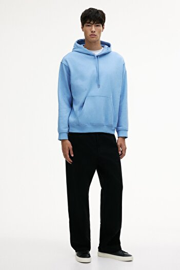 H&M Loose Fit Kapüşonlu Üst