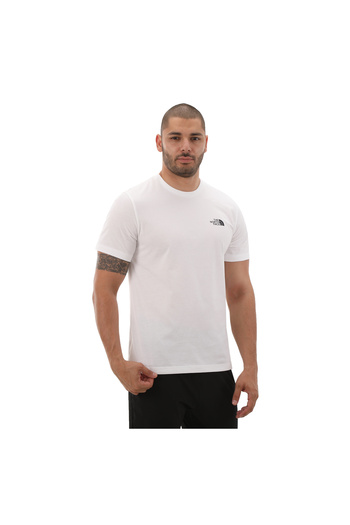 THE NORTH FACE Ανδρικό μπλουζάκι F0A87NGFN41-R M S-S Simple Dome Tee Λευκό