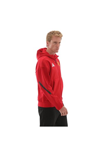 adidas JN2901-E Manchester United Jkt Erkek Ceket Kırmızı