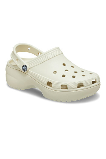 Crocs 206750-2Y2 Classic Platform Clog W Kadın Terlik Krem