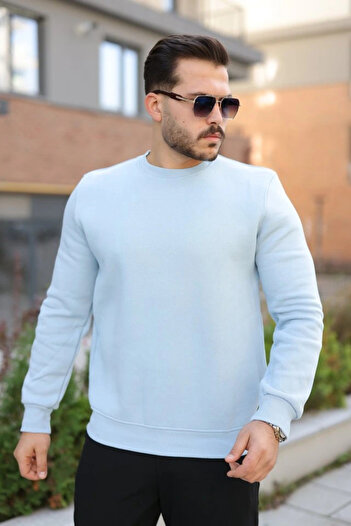 Silerra Men's Three-Thread Ribbed Sweatshirt
