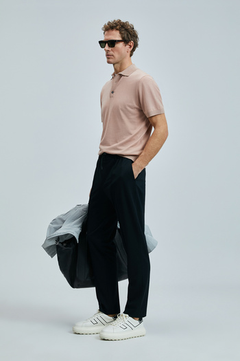 Lufian Sımon Smart Erkek Chino Pantolon Slim Fit Siyah
