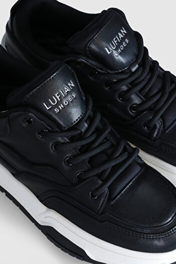 Lufian Mark Erkek Sneaker Ayakkabı Siyah