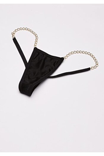 BODYZONE Women's Tiny Low Back T with Chain Straps
