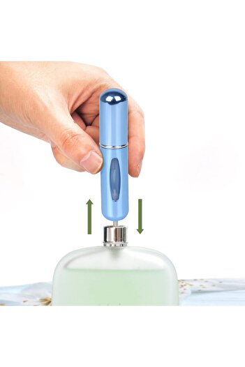 Aerio Set of 4 Refillable Perfume Bottles, 5 ml (travel-size)