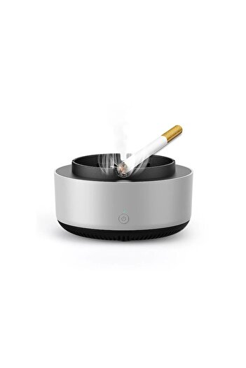 E-manor Electric Ashtray with Suction, Air Purifier and Deodorizer for Cigarette Smoke